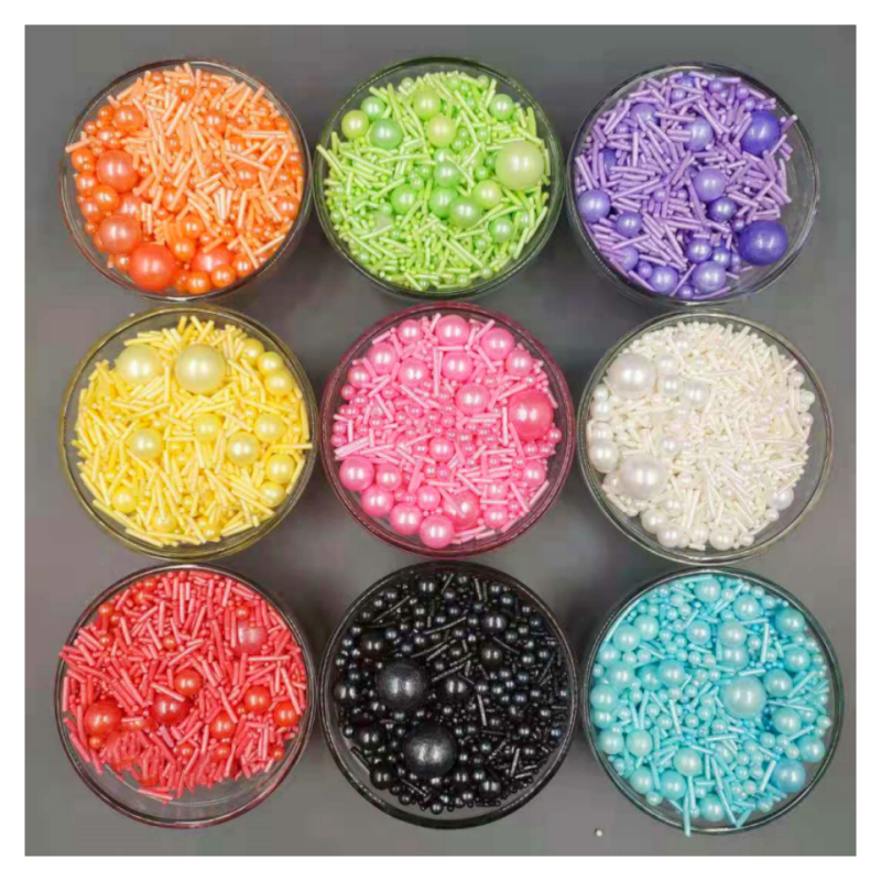 130g bottles edible sprinkles sugar cakes bakery decoration ingredients