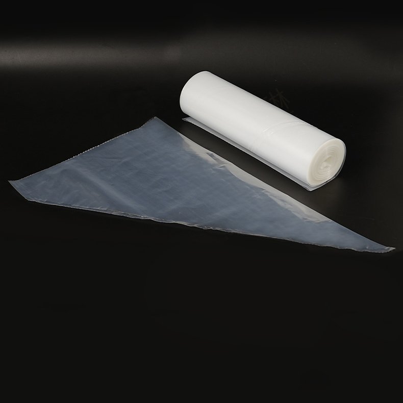 Custom printed bakery large big tipless piping bags disposable 30 mic food grade ldpe plastic piping bags on rolls for packing