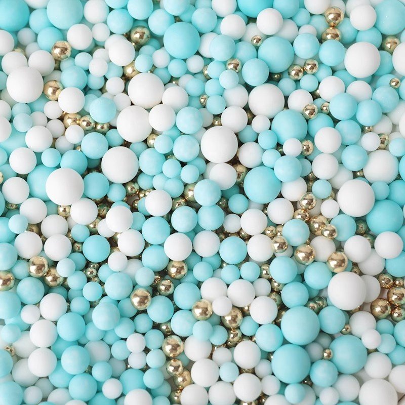 Youyu Wholesale Supplies Metallic Rod Christmas Mixes Edible Sprinkles Sugar Pearls Beads for Cake Decorating Tools
