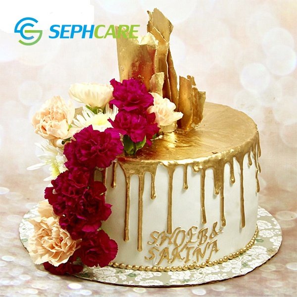 Bakery Decoration Ingredients Edible Luster Dust Gold Food Grade Glitter Powder For Cake Decoration