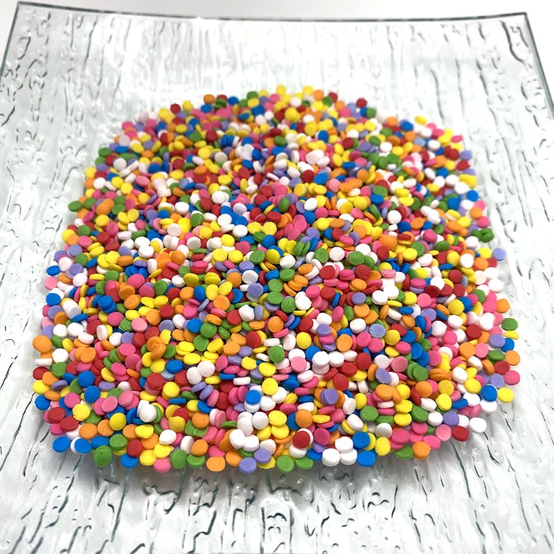 Custom Quin Plastic Candle Wax Fruity Mix White Chocolate Fancy Edible Candy Cake Decorations Sugar Beads Sprinkles