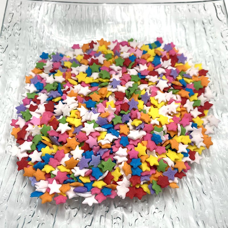 Custom Quin Plastic Candle Wax Fruity Mix White Chocolate Fancy Edible Candy Cake Decorations Sugar Beads Sprinkles