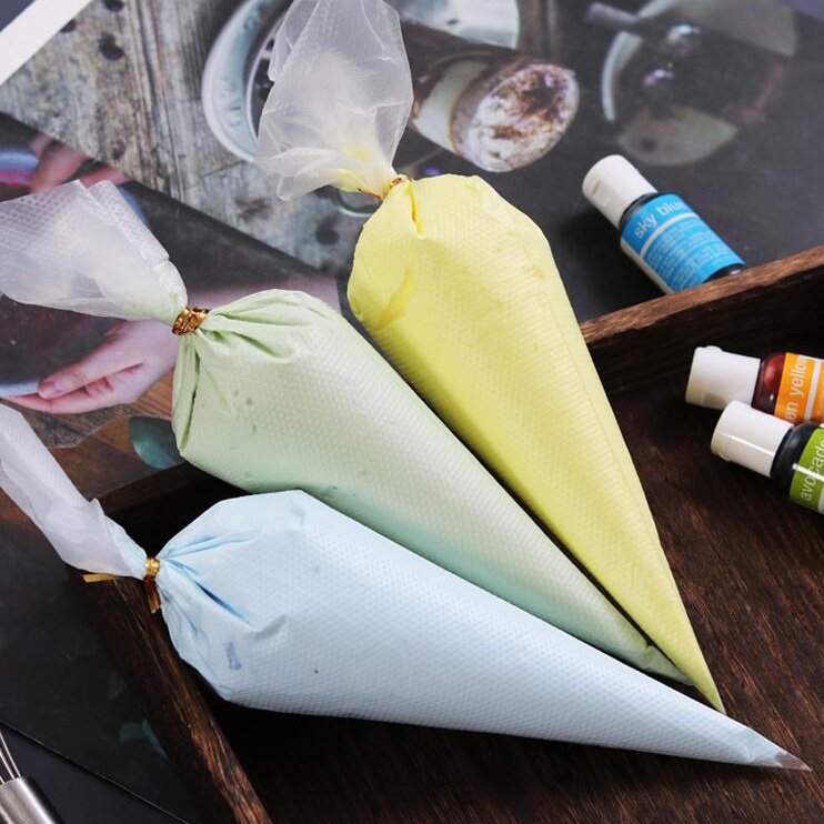 Bakery accessories equipment cake decoration plastic small mini clear disposable ldpe ice cream bag icing pastry bag piping bag