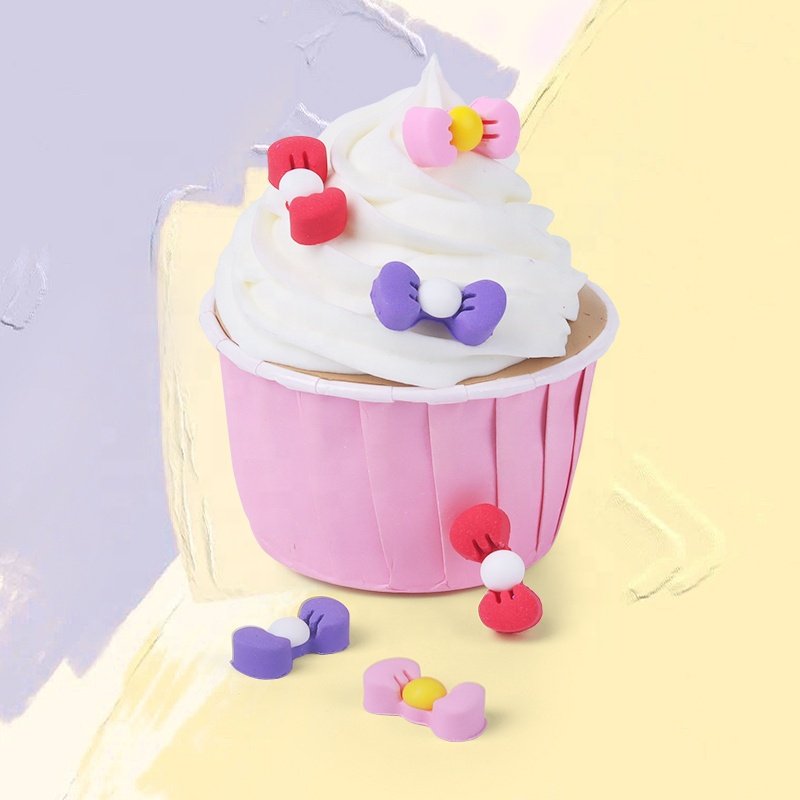 Lovebakery Pink Bow Tie Icing Sprinkles Mixes Valentine's Day Mixed Pink Cake Halal Sprinkles Decoration for Baking Decoration