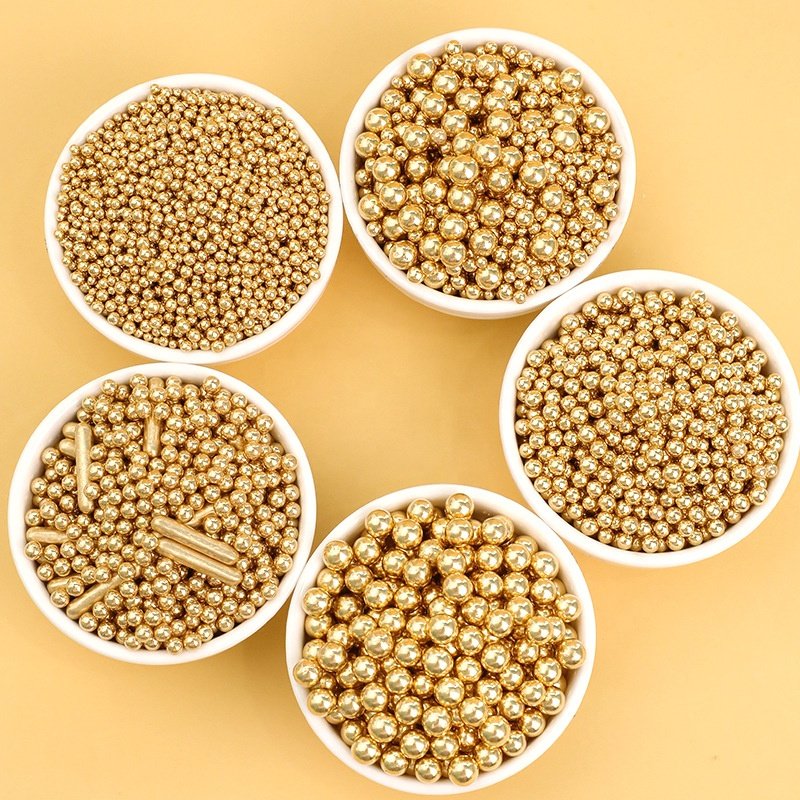 Sprinkles Sugar Candy Beads Pastry Items for Cake Tools Accessories Baking Pastry Tools With Bottle Bag Package 80g 100g 120g