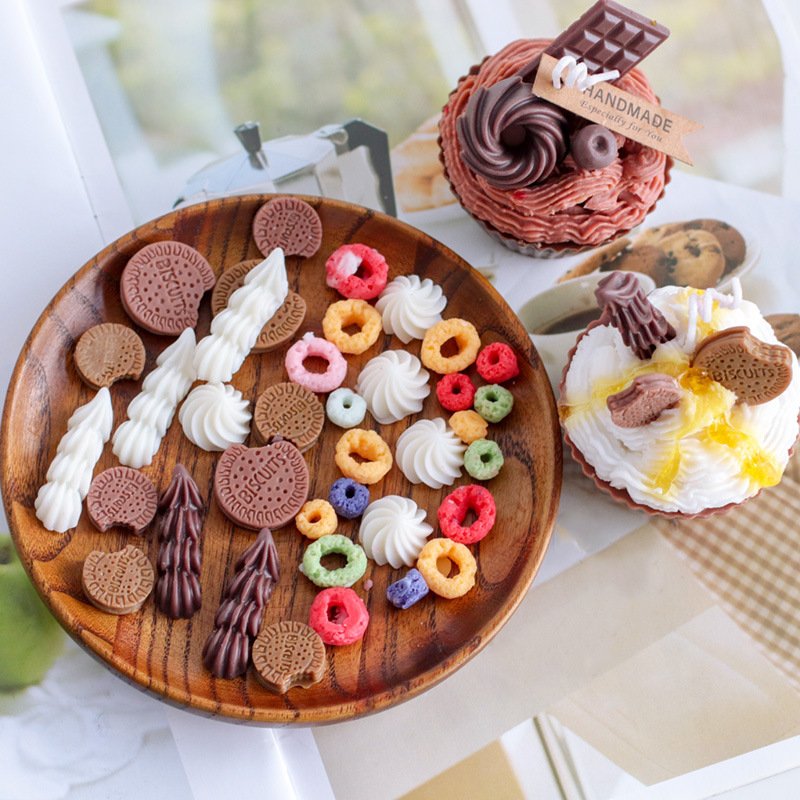 2023 creative Dessert DIY muffin Cup Cake cookies resin Mold Decoration mould design Chocolate pastry candle Mold