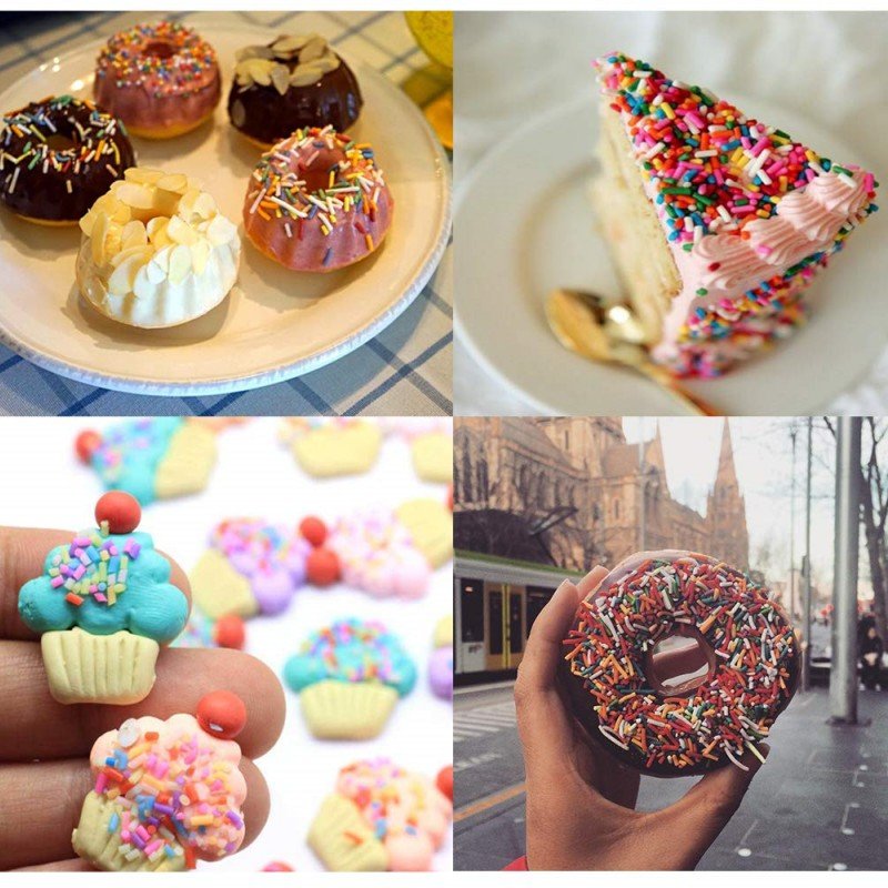 1kg sprinklers rainbow for donut jimmy sprinkles rainbow sprinkles