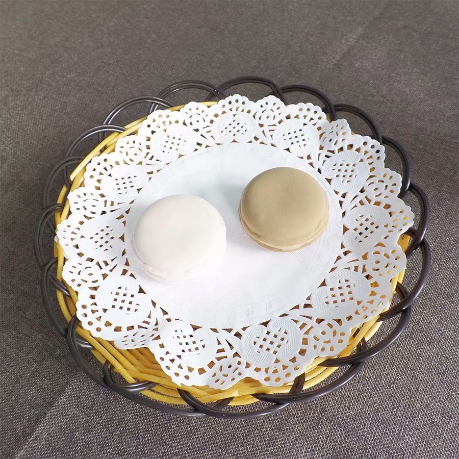 Cake Tools 12 Paper Doilies Bulk For Fired Fish Chips Custom Size Lace Paper Doily Food Placemats Cake Mats