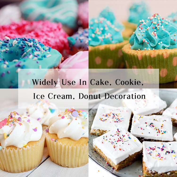 Wholesale edible sugar beads cake decoration dragees sprinkles