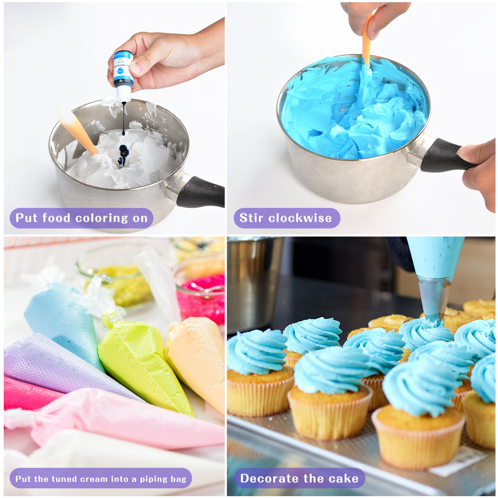 OEM oil base food coloring Food coloring gel americolor gel food coloring for cake decoration
