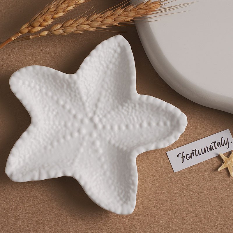 Gypsum starfish irregular tray silicone mold suitable for jewelry storage tray dish wash soap storage box mold home decoration