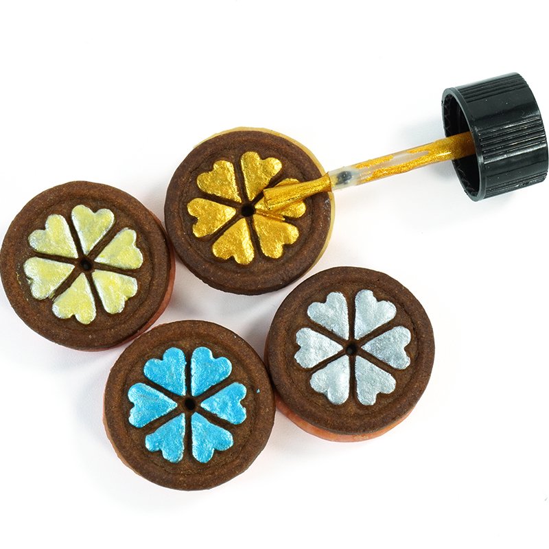 New Innovation Pearlescent Effect Food Coloring Liquid for Cakes Cookie Chocolate Decoration