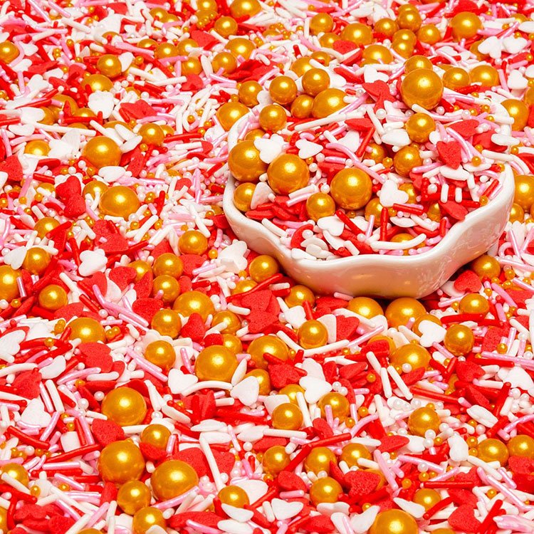 Economical Custom Design Edible Candy Edible Sprinkles Cake Decoration