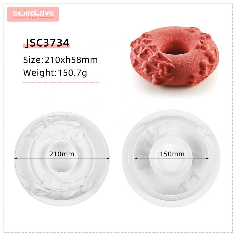 29 Hot Designs Silicone Pastry Mold For Baking Mousse Cake Molds 3D Chiffon Brownie Pan Baking Tools