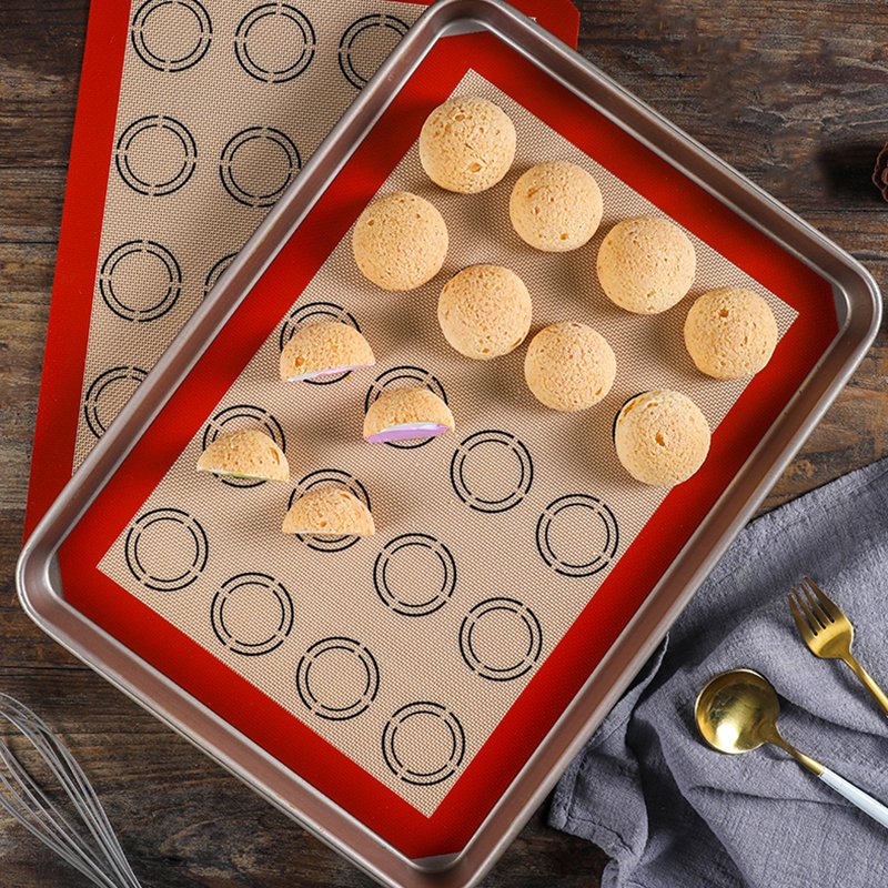 Food Grade Nonstick Dough Fondant Cake Baking Tool Silicone Baking Mat