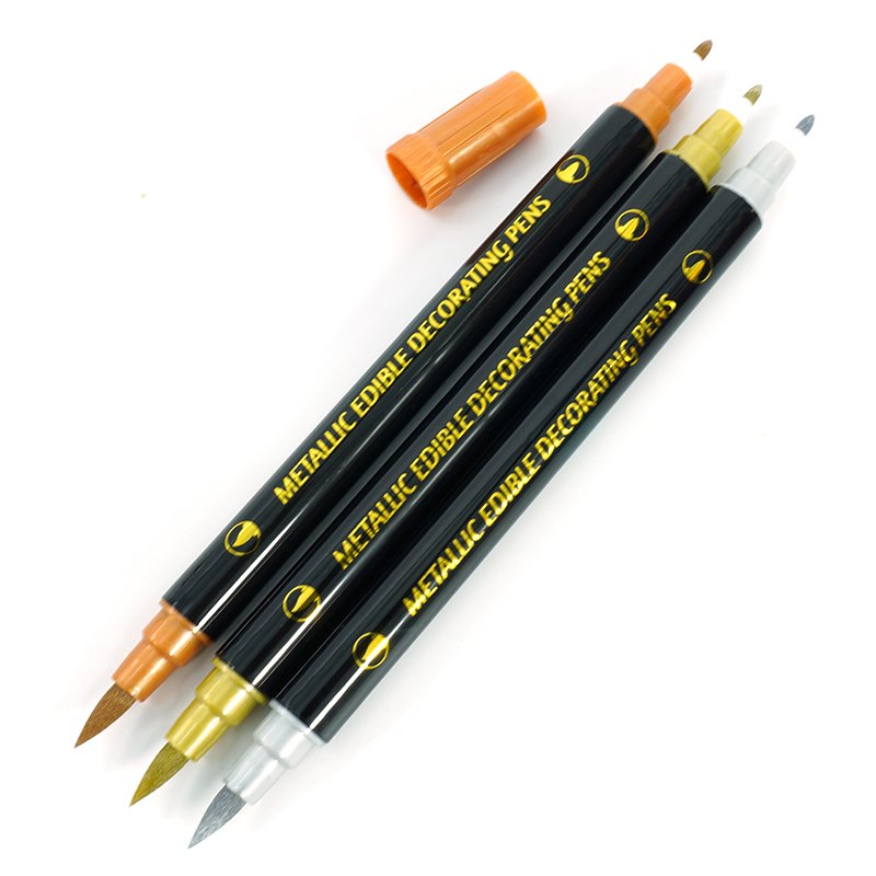 Edible Pen Mutil Colors Edible Markers Metallic Food Grade Cake Decorating Tools