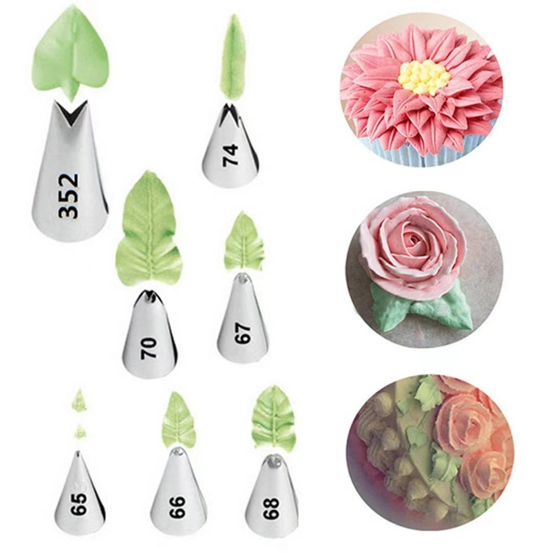 Cake Decorating Tools Kit OEM ODM Pastry Baking Utensils bakery decoration ingredients Spatula Cake Nozzle Set
