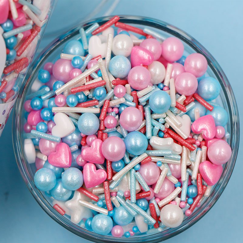 Sugar Cake Bakery Decoration Sweet Sprinkle Candy Mini Pearl Sugar For Cake Factory Supply Food Grade Rainbow Sprinkles for Cake