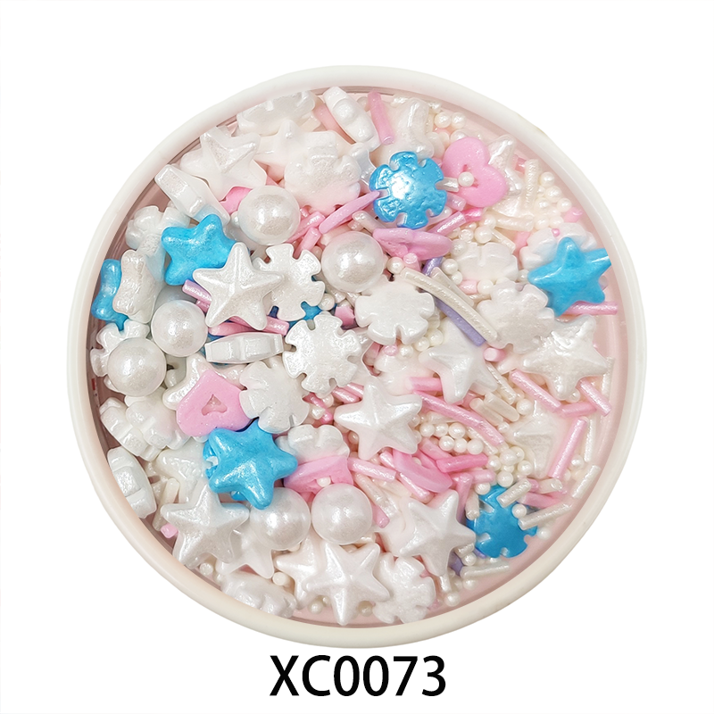Kaibei Valentine Rainbow Cake Sprinkles Edible Decorations Gold Pearly Sugar Beads Vermicelli Sprinkles for Pastry Decoration