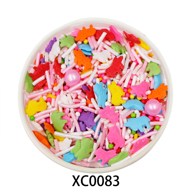 Kaibei Valentine Rainbow Cake Sprinkles Edible Decorations Gold Pearly Sugar Beads Vermicelli Sprinkles for Pastry Decoration