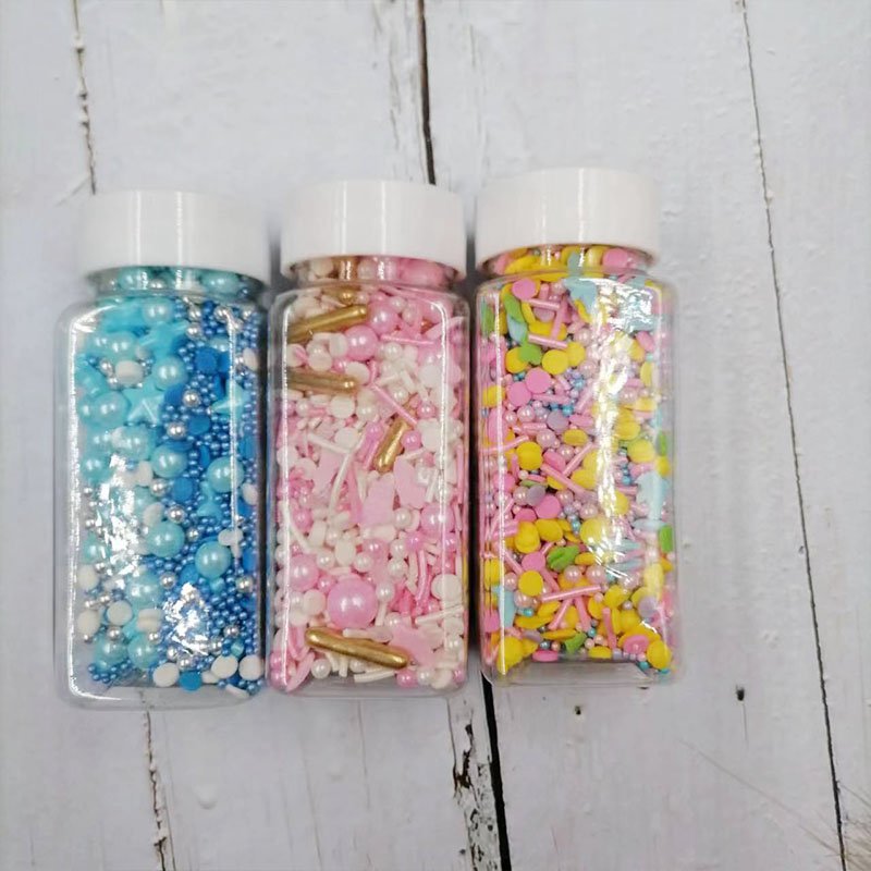 Solid Gold Sugar Ball Edible Cake Sprinkles Mixed Pearls Beads Food Coloring Bakery decoration ingredients All Saints' Day.