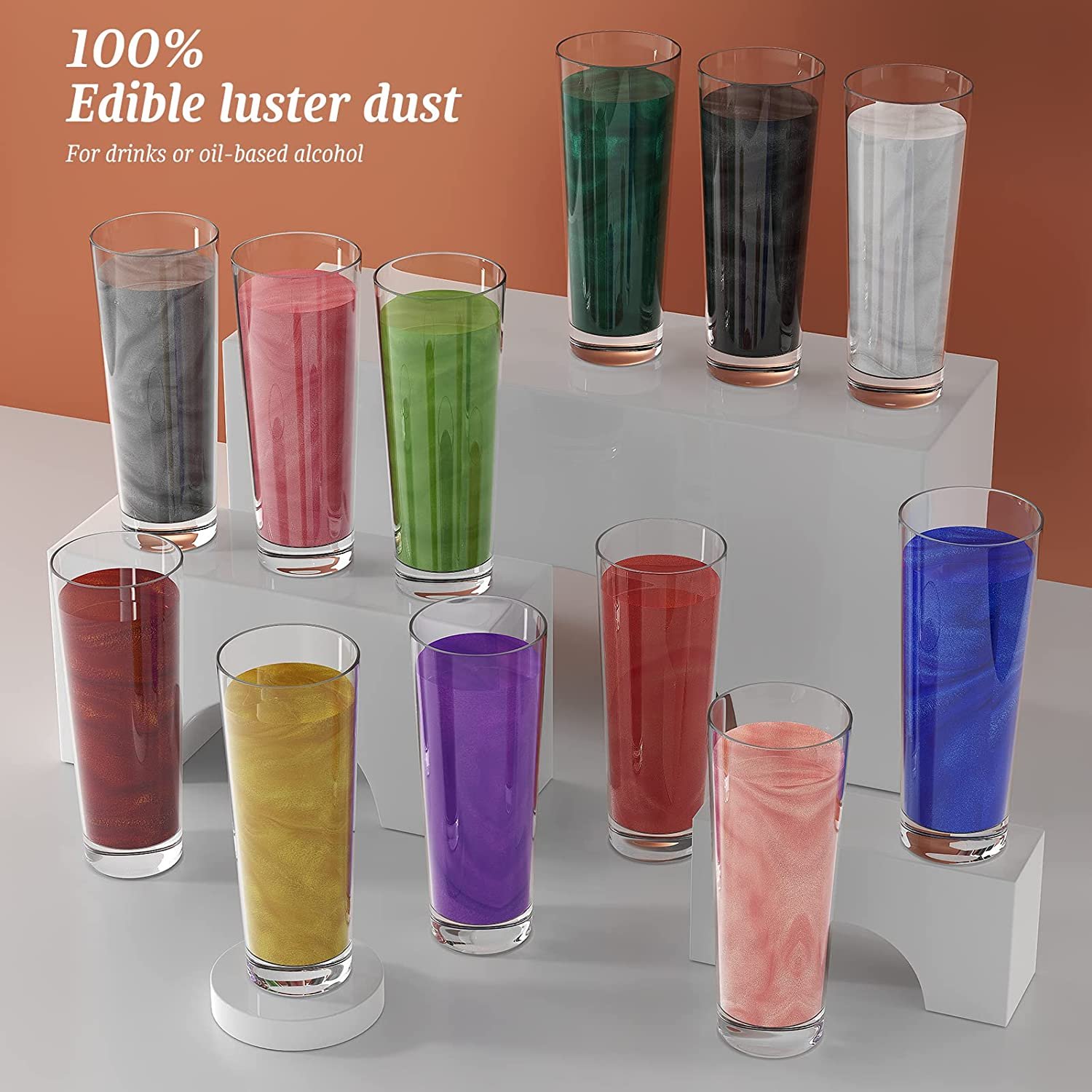 Food Grade Sparkle Glitter Edible Dust 5 grams for Cake Decoration Edible Glitter Drink Food Metallic Paint