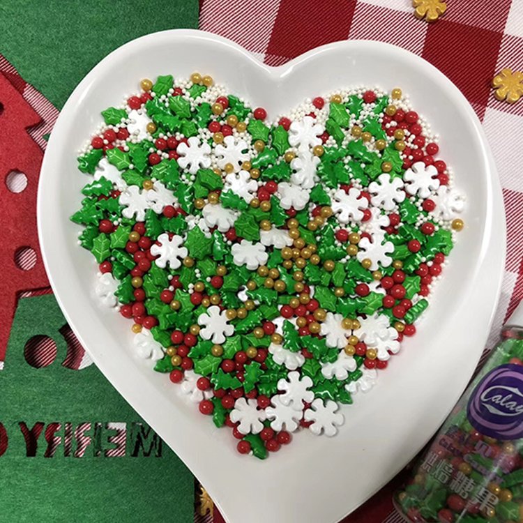 Ice Cream Chocolate Mix Colour Edible Cake Sprinkles For Decorating