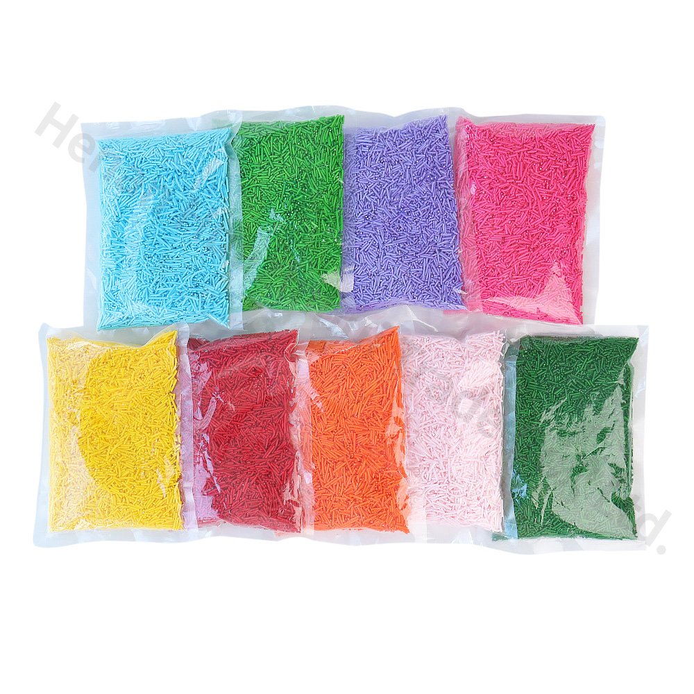 Wholesale sugar sprinkles cake decorating rainbow Sprinkles for bakery decoration ingredients Jimmies Sprinkles