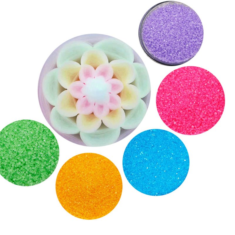 Strawberry Flavor Sugar Sanding Hot sale Cotton candy sugar halal white Cotton candy floss for cotton candy machine