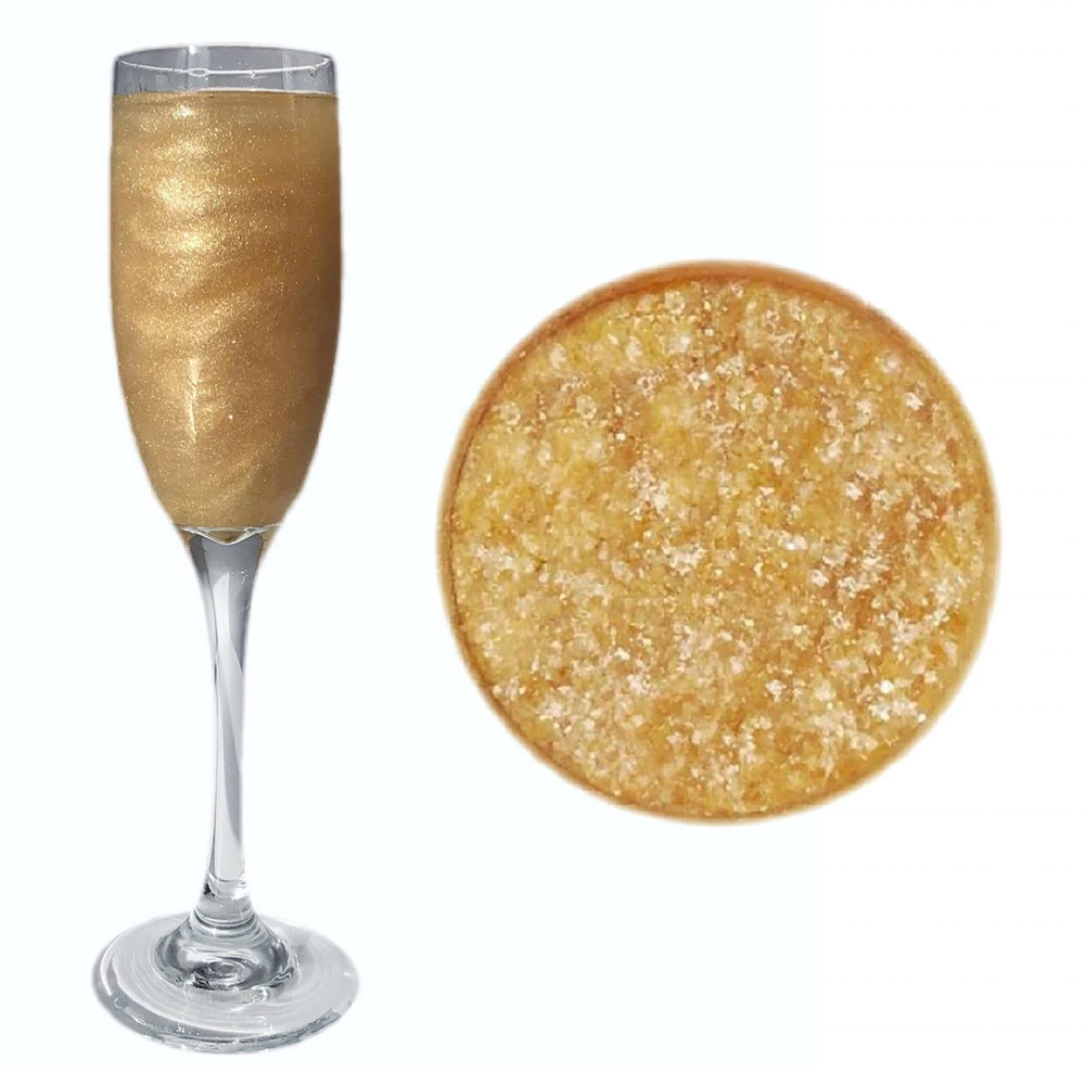 Eco-Friendly Shimmer Gold Food Grade Pearl Pigment Powder Edible Luster Dust for Drinks