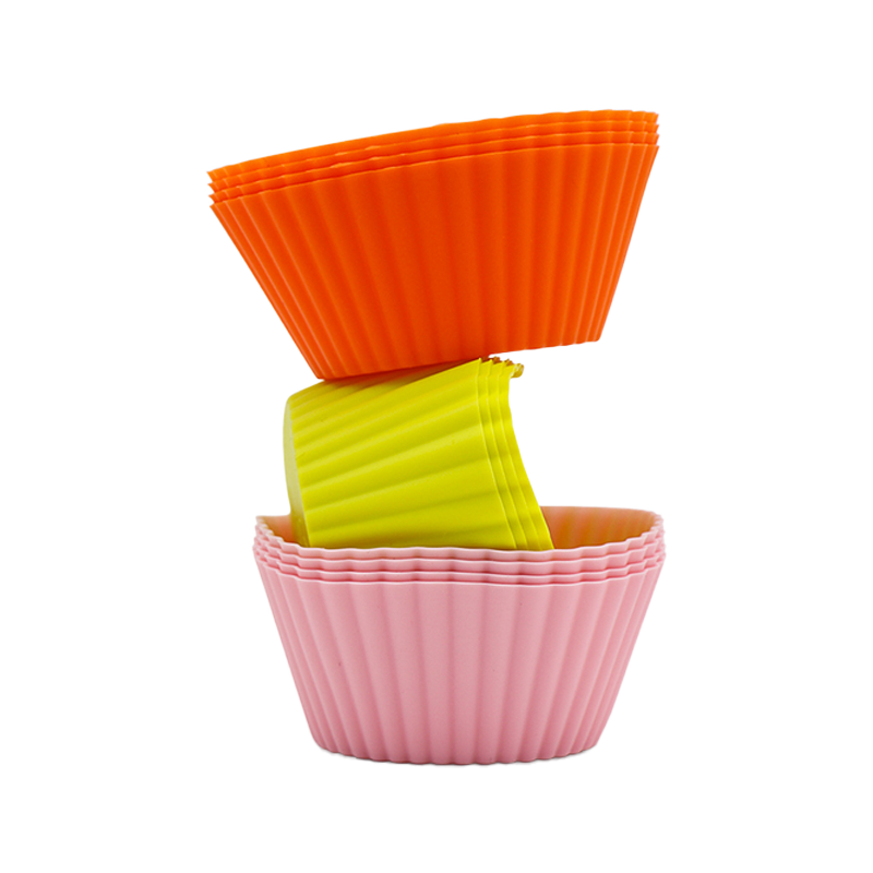 Colored Mini Silicone Baking Cups baking supplies Muffin Liners