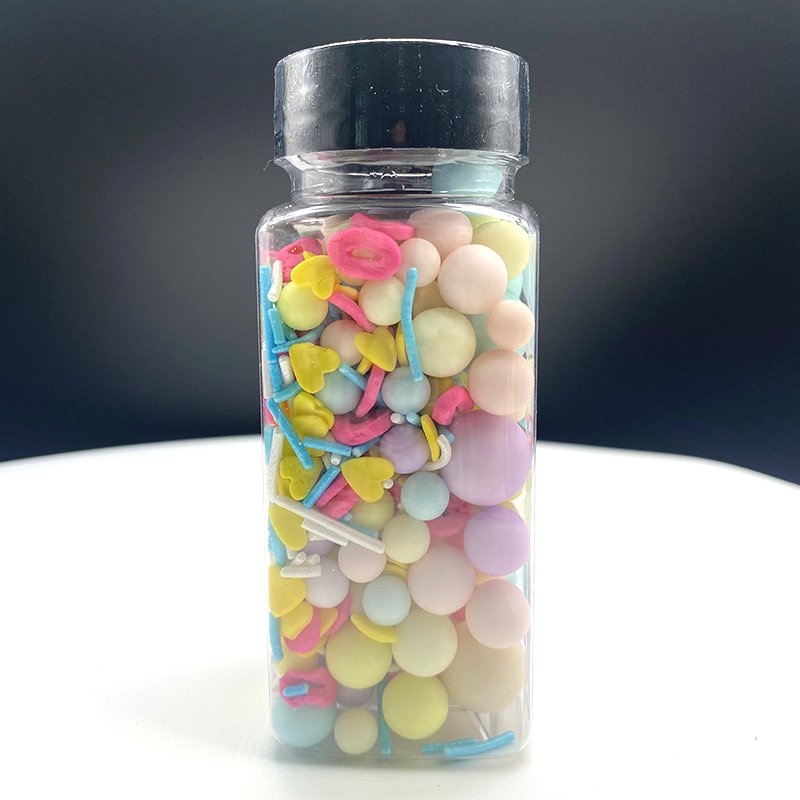 Packaging Chocolate White Edible Sugar Cake Decorations Making Machine Bulk Rainbow Sprinkles Manufacturer