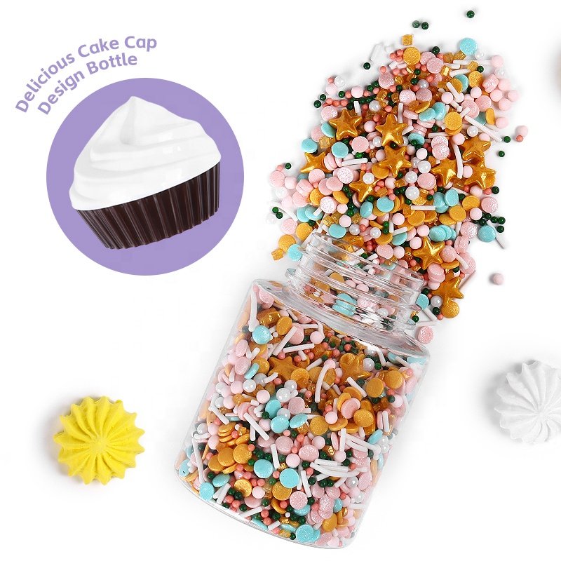 New Arrival Luxurious Gold Cake Candy Matte edible Pearls Bakery Ingredient No E127 E171 Sprinkles For Cupcake Decoration
