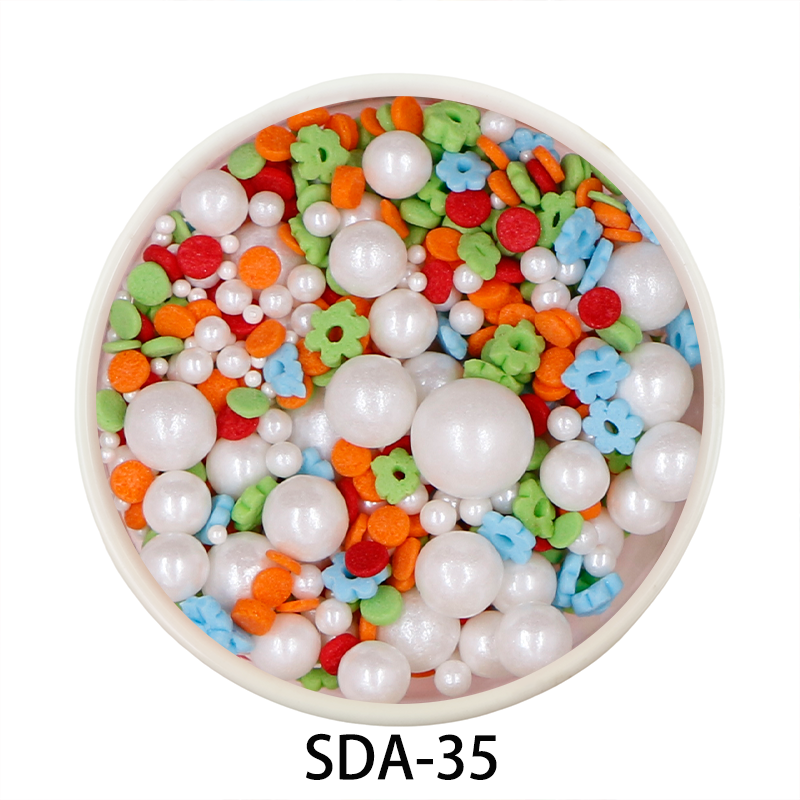 Christmas factory baking ingredients sprinkles cake decorations candy mix shape sprinkles halal candy for cake decoration