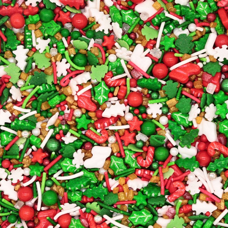 Bright Colorful Bead Sprinkle for Bakery Decoration Sugar Pearl Factory Price Mixed Size Bag Packaging Ningbo Solid Cool and Dry