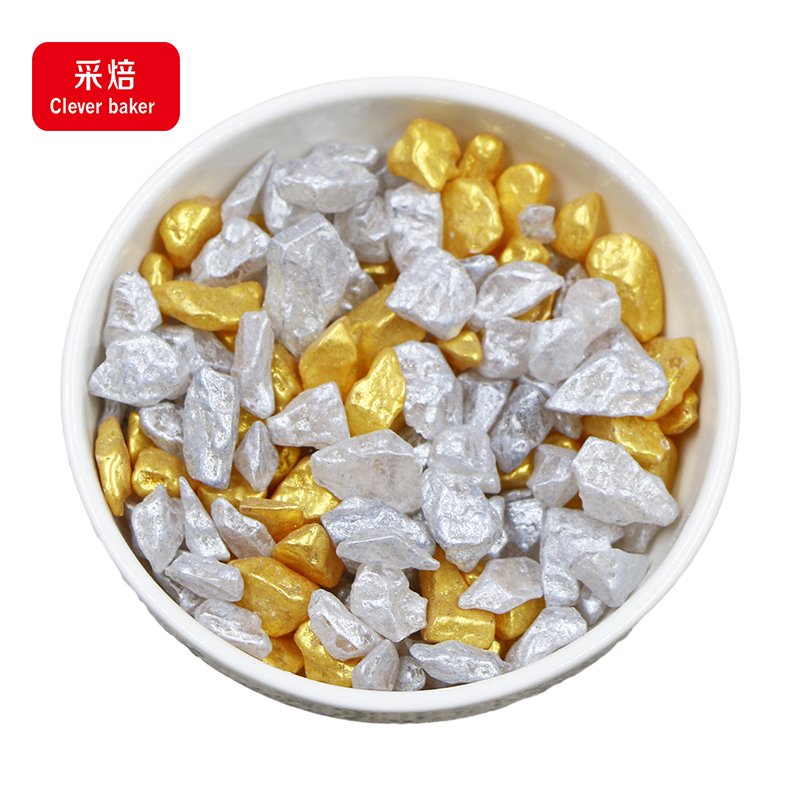 Edible Mixed Color Rock Sugar Crystal Halal Cake Sprinkles and Sanding for Bakery Decorations in Bottle Packaging