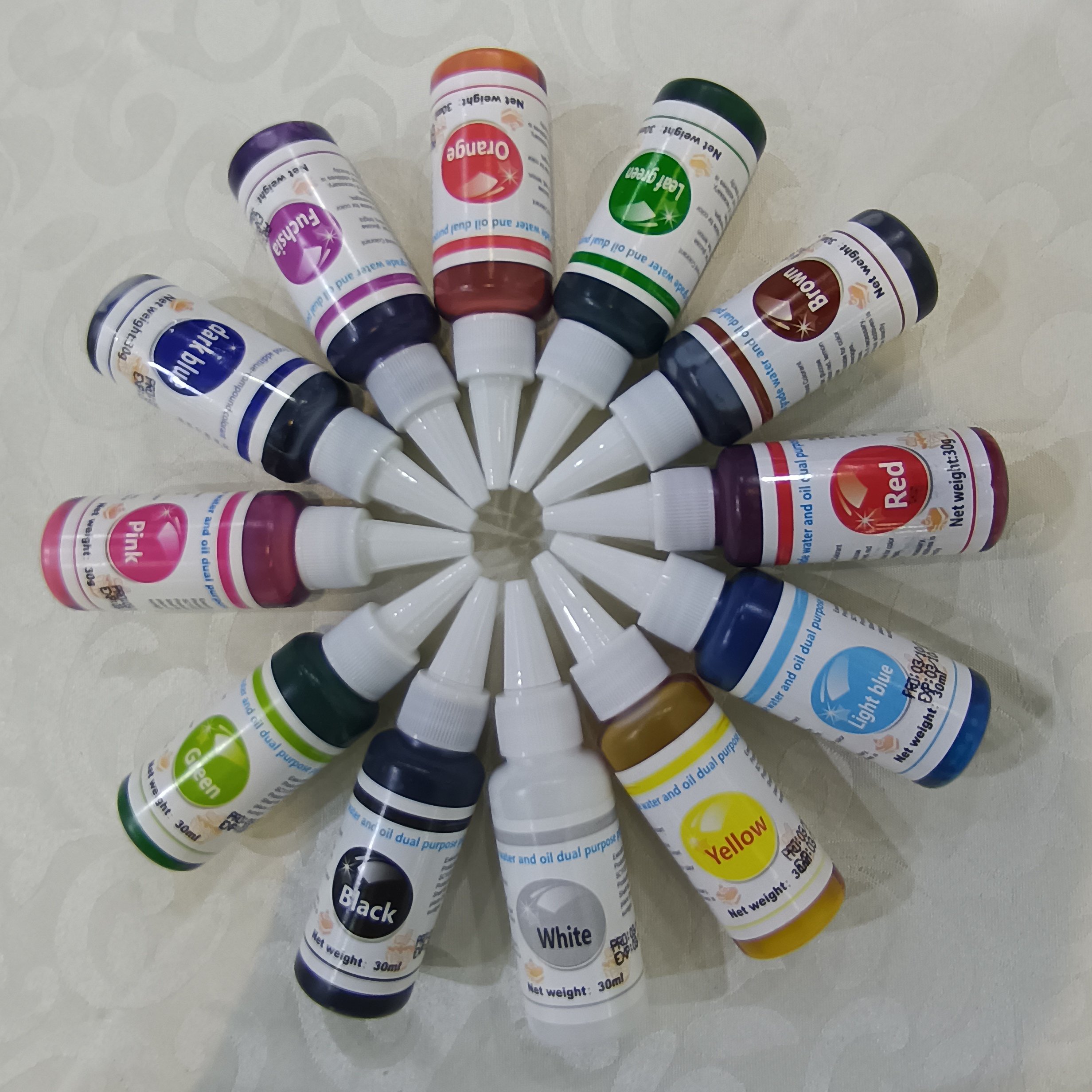 food ingredients cake food colour pastry decoration materials pigment Food coloring