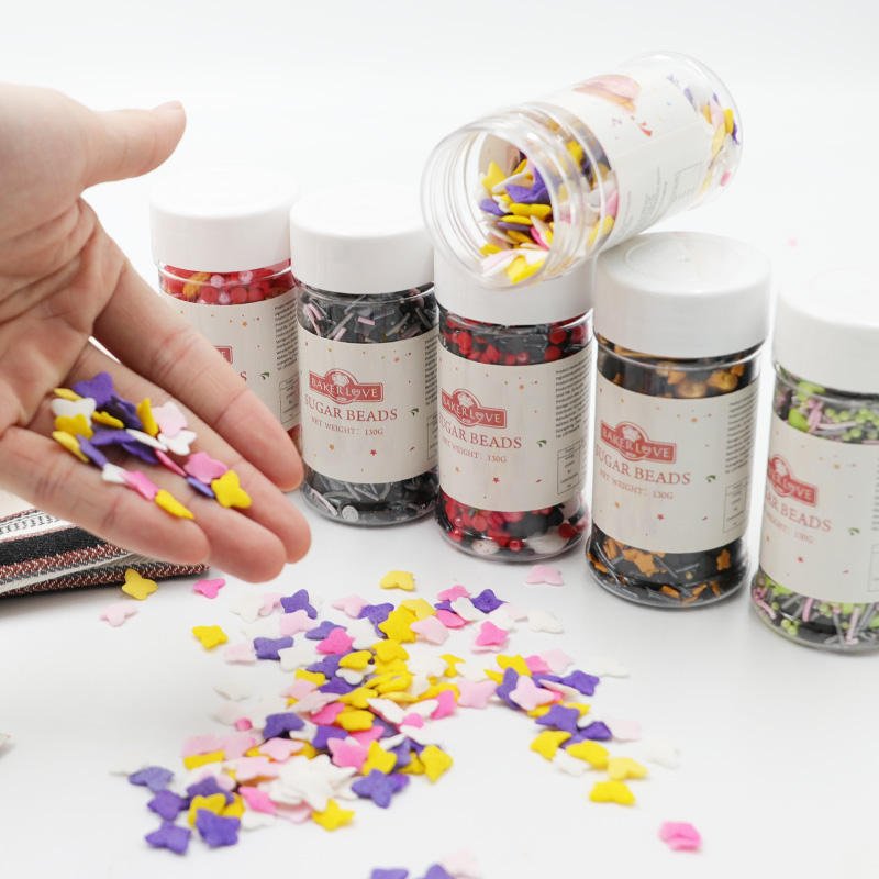 Wholesale Mix Bulk Matte Halal Baking Cupcake Edible Silver White Gold Beads Sugar Pearl Sprinkles Cake Decoration For Bags