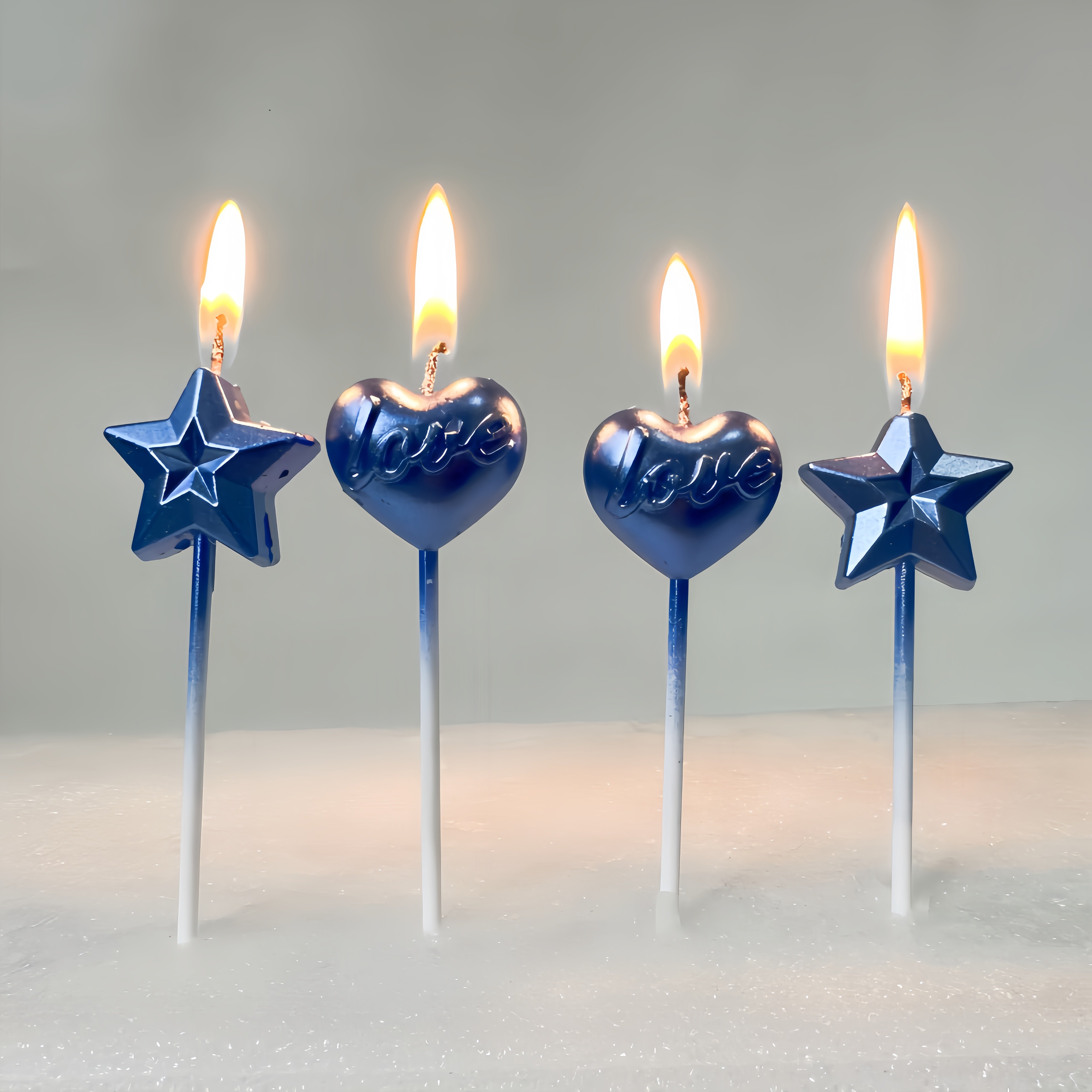 Birthday Candles for Cake Wholesale Wedding Decoration Candles Custom Party Festival Supplies Gold Candle