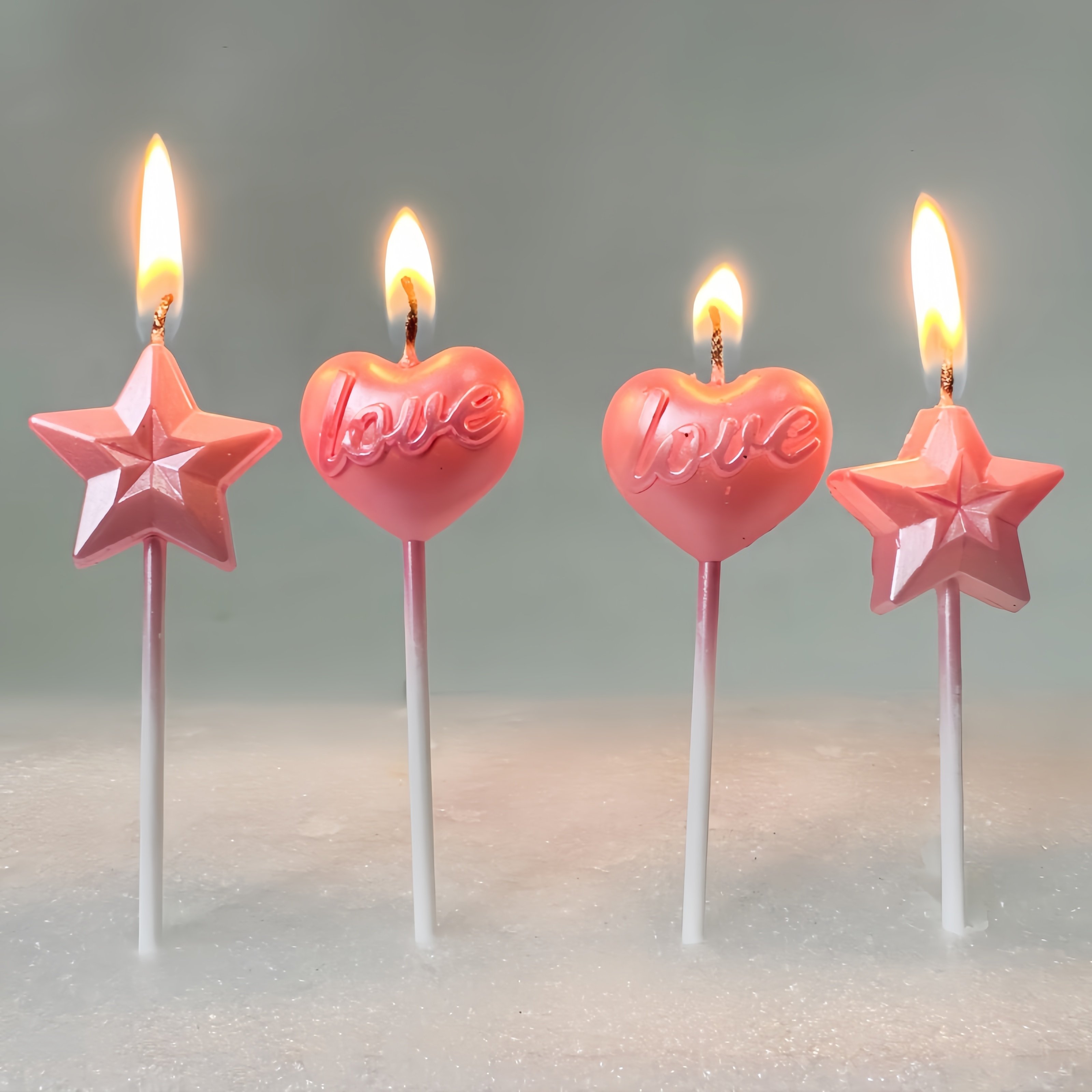 Birthday Candles for Cake Wholesale Wedding Decoration Candles Custom Party Festival Supplies Gold Candle