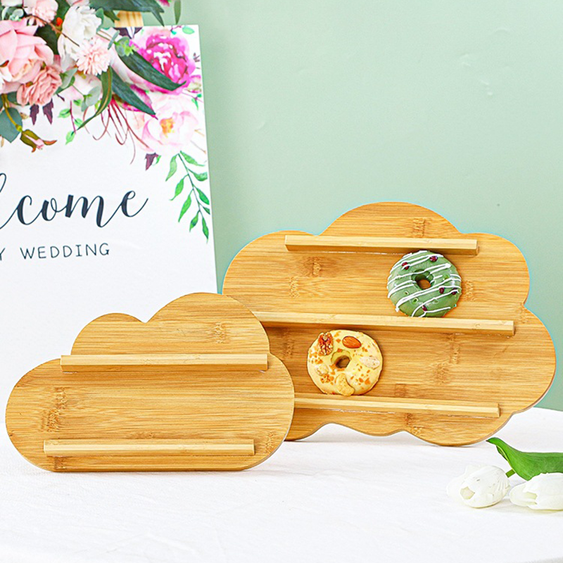 wedding Birthday party bamboo Bread afternoon tea Cupcakes dessert shelf decoration ornaments cake display stand