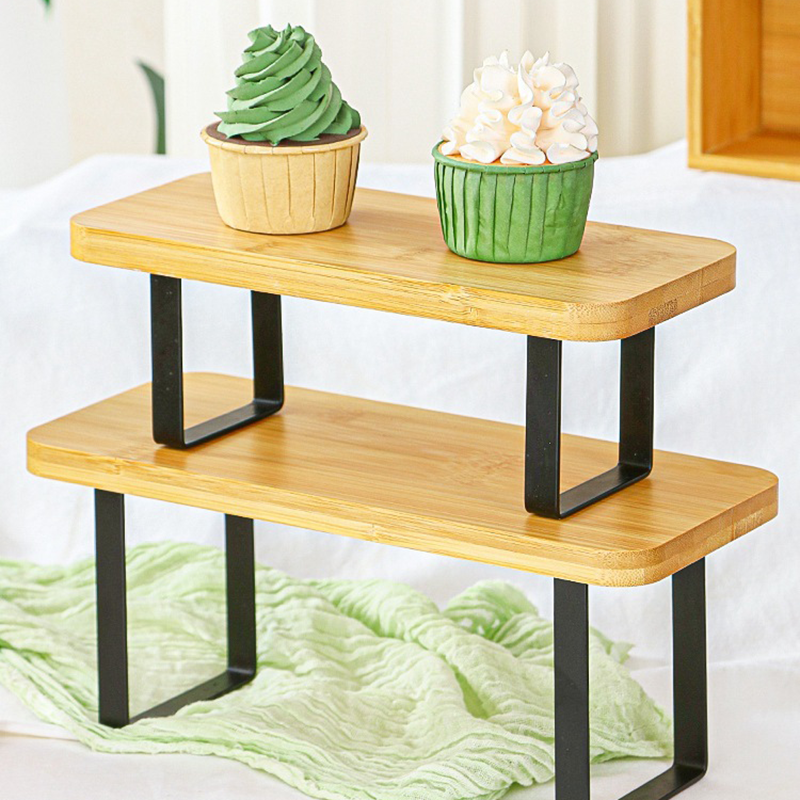 wedding Birthday party bamboo Bread afternoon tea Cupcakes dessert shelf decoration ornaments cake display stand