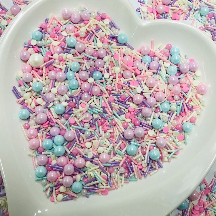 Wholesale mixed size sprinkles candy for cake decoration