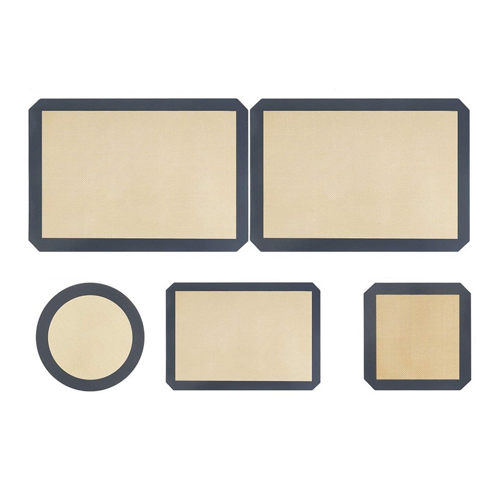 BPA Free Silicone Baking Mat Heat Resistant Cookie Mats Non-Stick Macaron Liner Sheets Food Grade Silicon Pastry Mat