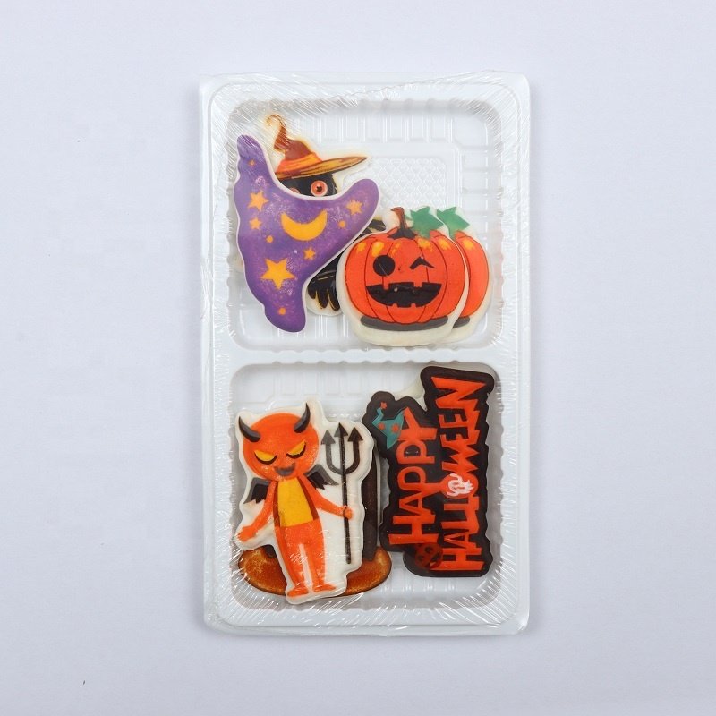 Lovebakery Cute Halloween Pattern Icing Decorations Baking Cake ingredients Edible Sugar Toppers For Dessert Decorations