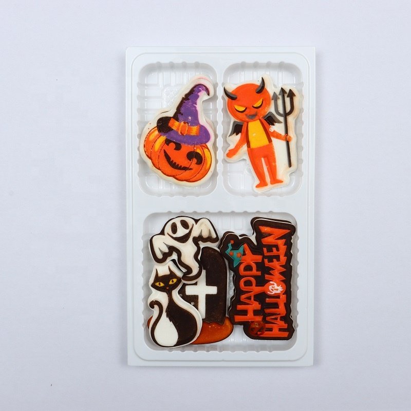 Lovebakery Cute Halloween Pattern Icing Decorations Baking Cake ingredients Edible Sugar Toppers For Dessert Decorations