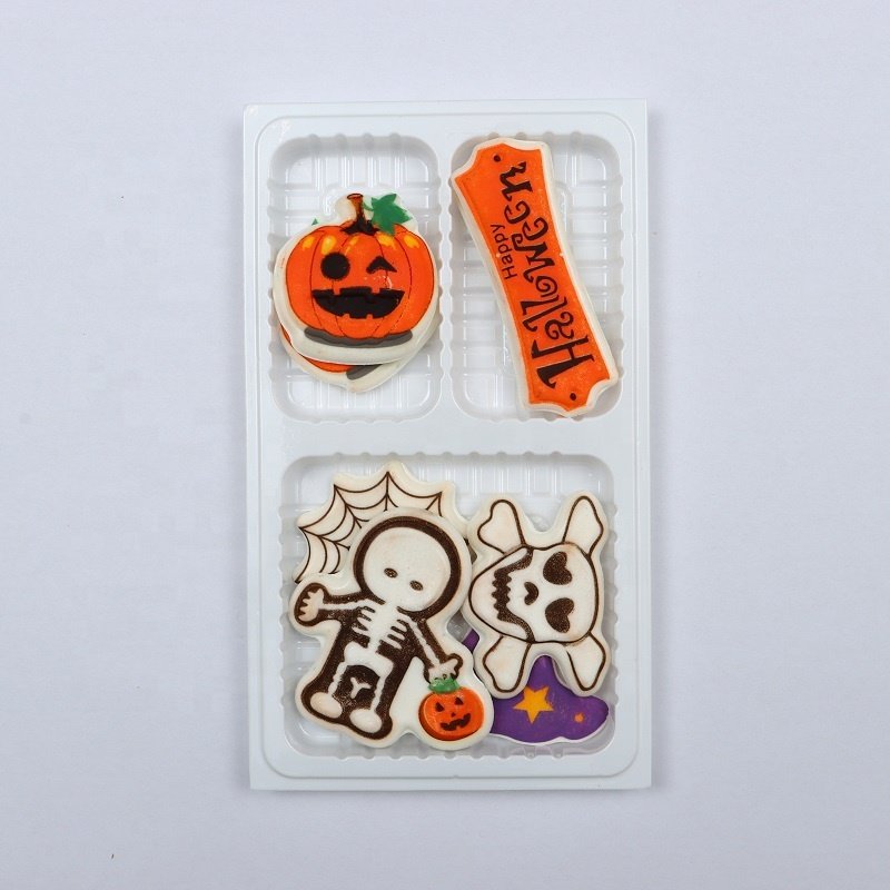 Lovebakery Cute Halloween Pattern Icing Decorations Baking Cake ingredients Edible Sugar Toppers For Dessert Decorations