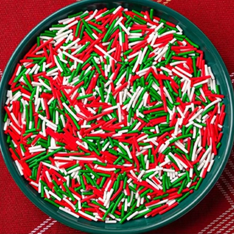85g Edible Christmas Baking Decorations Chocolate Cake Sprinkles Snowman Icing Decorations Mixes Gold Sprinkles for Cake Bakery