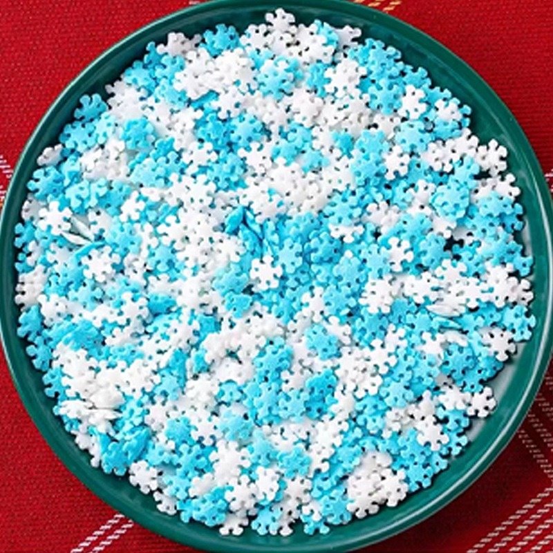 85g Edible Christmas Baking Decorations Chocolate Cake Sprinkles Snowman Icing Decorations Mixes Gold Sprinkles for Cake Bakery