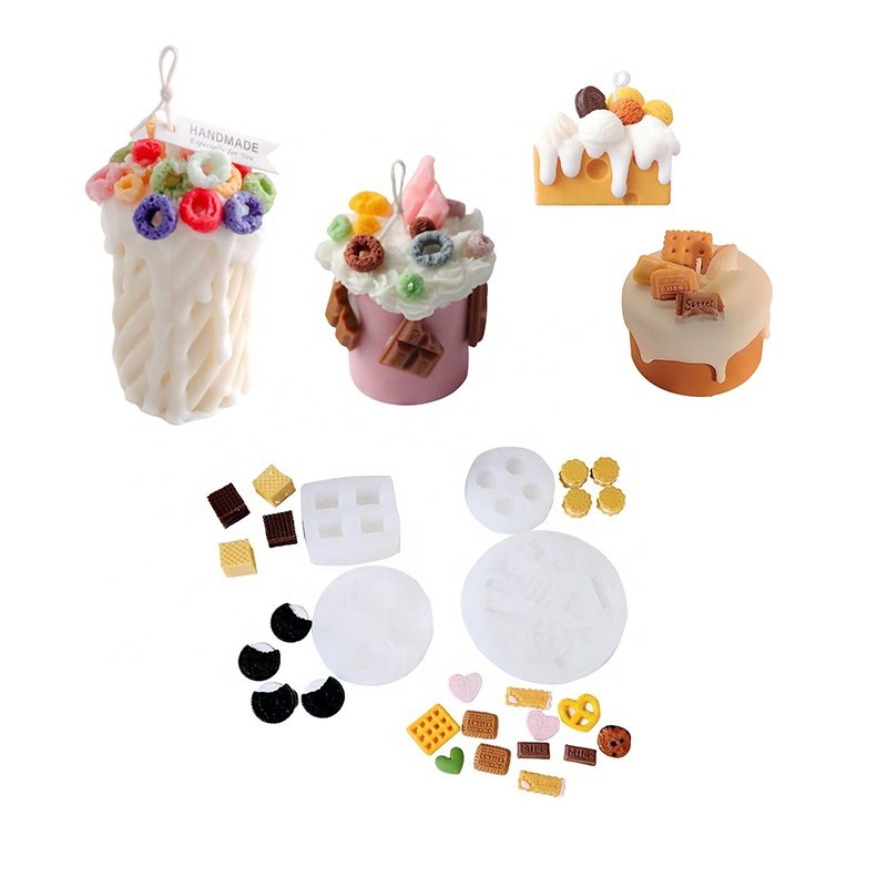 Creative Resin Mold For Muffin Cupcake Soy Wax Cup Decoration Chocolate Pastry Biscuit Cookies Silicone Fondant Candle Mold